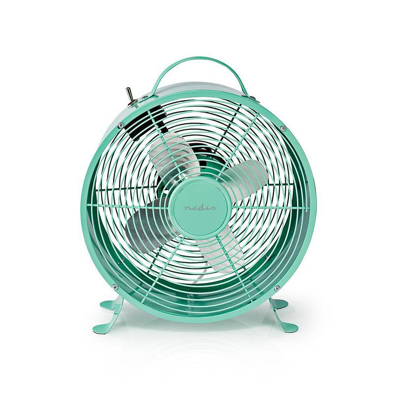 Foto van Nedis tafelventilator - turquoise - 1.50 m