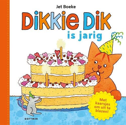 Foto van Dikkie dik is jarig - jet boeke - kartonboekje;kartonboekje (9789025777869)