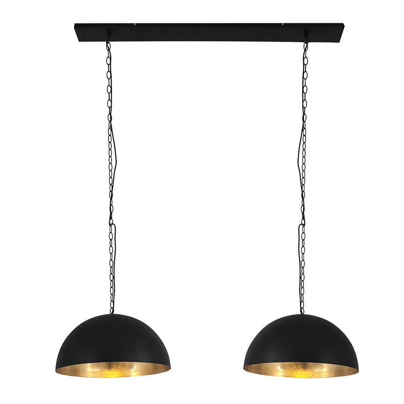 Foto van Steinhauer hanglamp semicerikel 2556 zwart goud