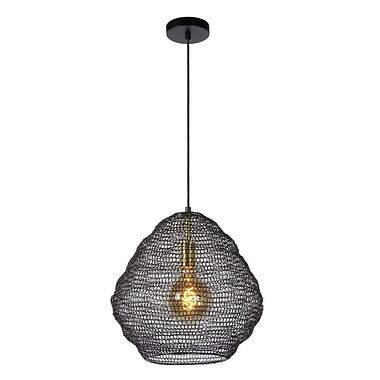 Foto van Lucide hanglamp saar - zwart - ø38 cm - leen bakker