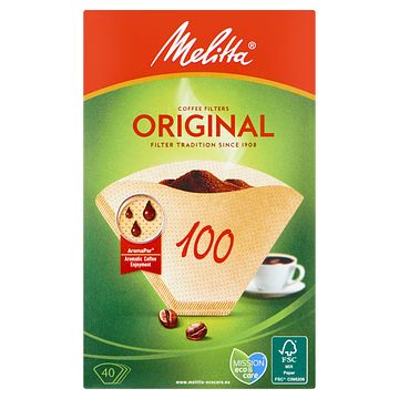 Foto van Melitta filterzakjes original 100 40 stuks bij jumbo