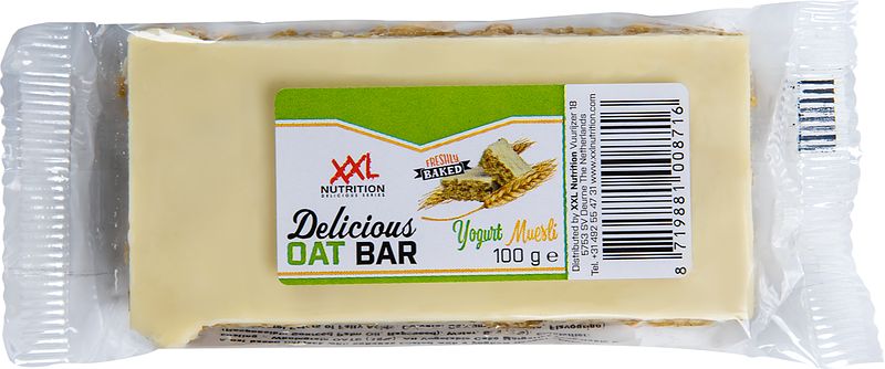 Foto van Xxl nutrition delicious oat bar - yoghurt/muesli