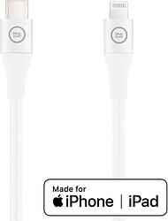 Foto van Bluebuilt usb c naar lightning kabel 3m nylon wit