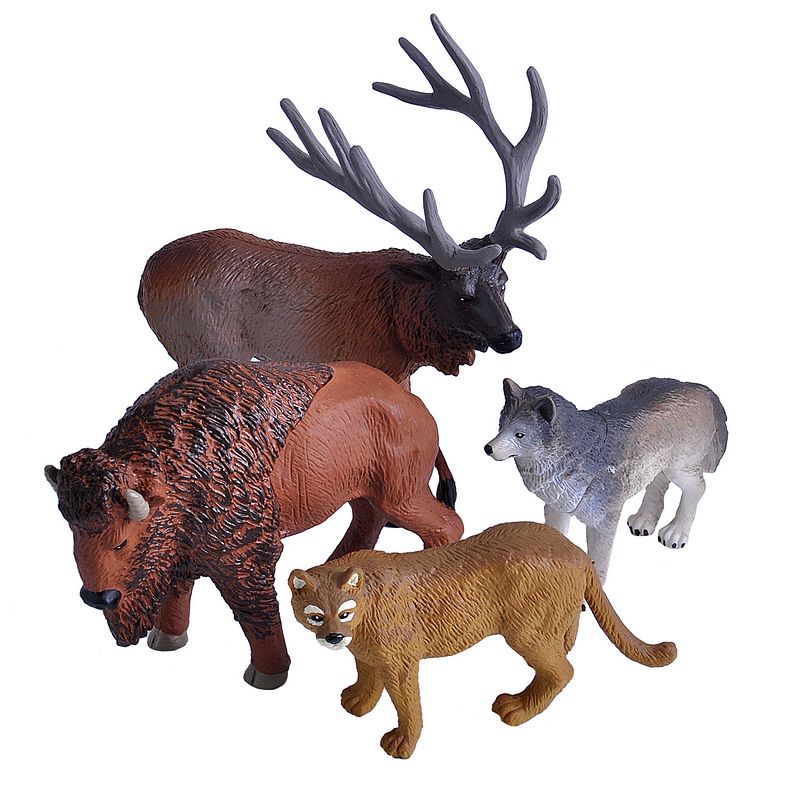 Foto van Wild republic speelfiguren wilderness collection junior 4-delig