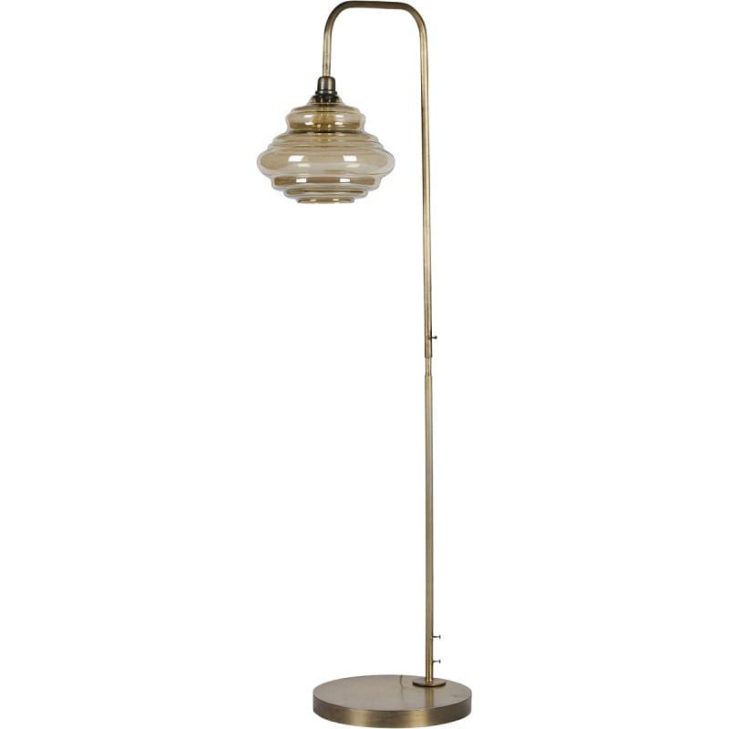 Foto van Obvious staande lamp antique brass