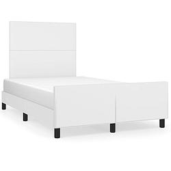 Foto van The living store bedframe - - bedframes - 203 x 126 x 118/128 cm - verstelbaar