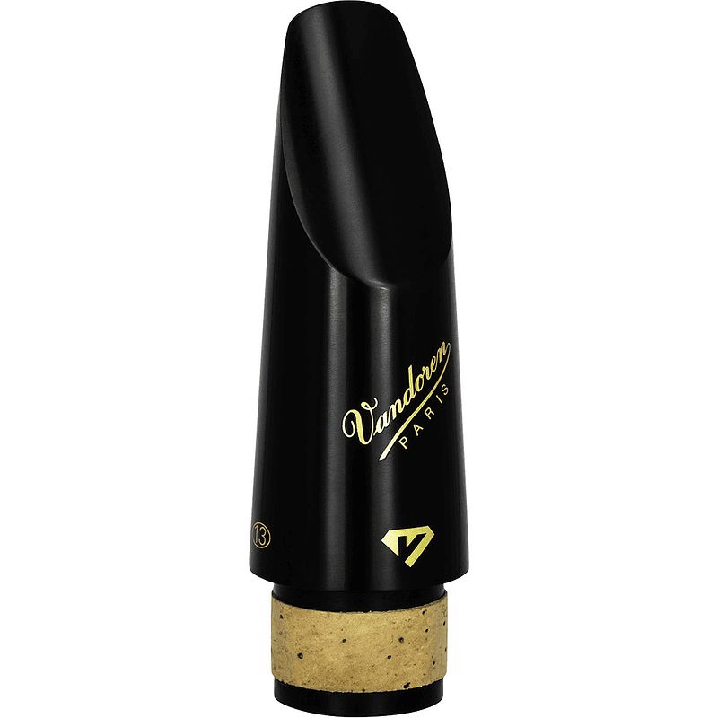 Foto van Vandoren bd4 black diamond 13 series clarinet mouthpiece mondstuk voor bb-klarinet