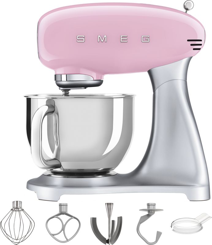 Foto van Smeg smf02pkeu keukenmachine roze