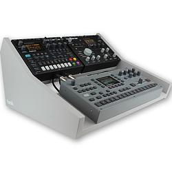 Foto van Fonik audio innovations original stand elektron multi setup 2 (grey) voor 2x digitone digitakt + octatrack