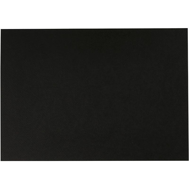 Foto van Creativ company aquarelpapier zwart a4 300gr, 10 vellen