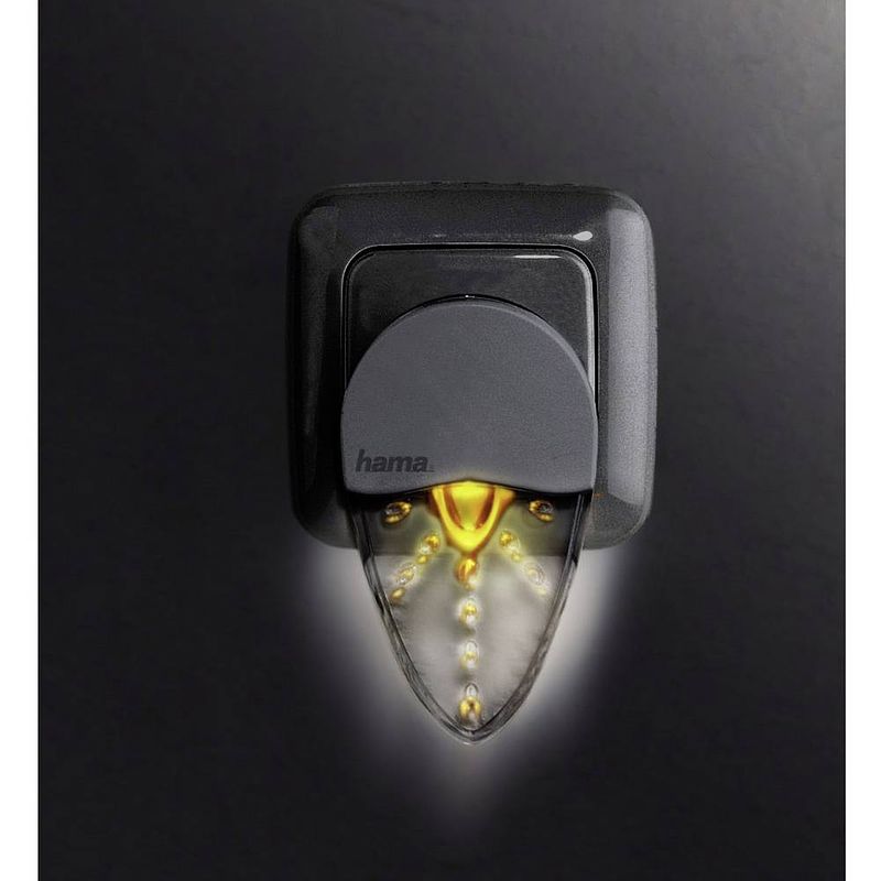 Foto van Hama hama 113960 led-nachtlamp ovaal led amber wit