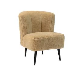 Foto van Bronx71 teddy fauteuil lyla taupe.