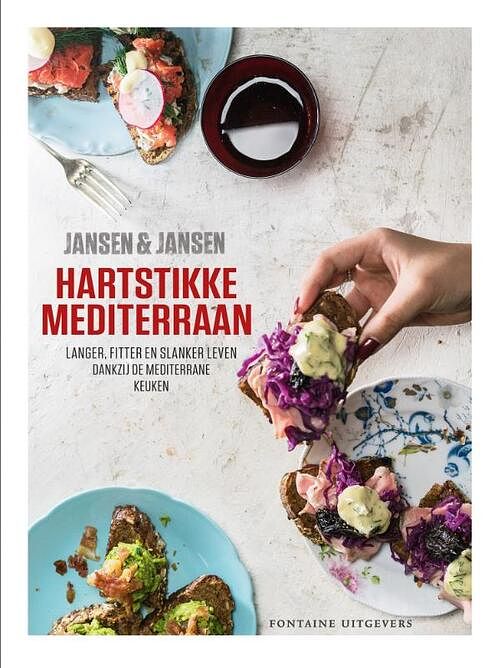 Foto van Hartstikke mediterraan - annemieke jansen, janine jansen - paperback (9789464042535)