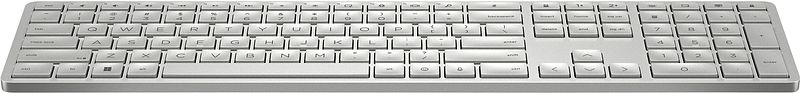 Foto van Hp 970 draadloos toetsenbord programmeerbaar toetsenbord zilver