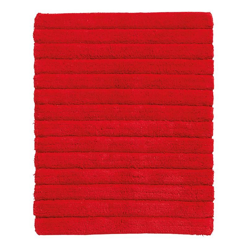 Foto van Seahorse board badmat - 100% katoen - badmat (50x60 cm) - red