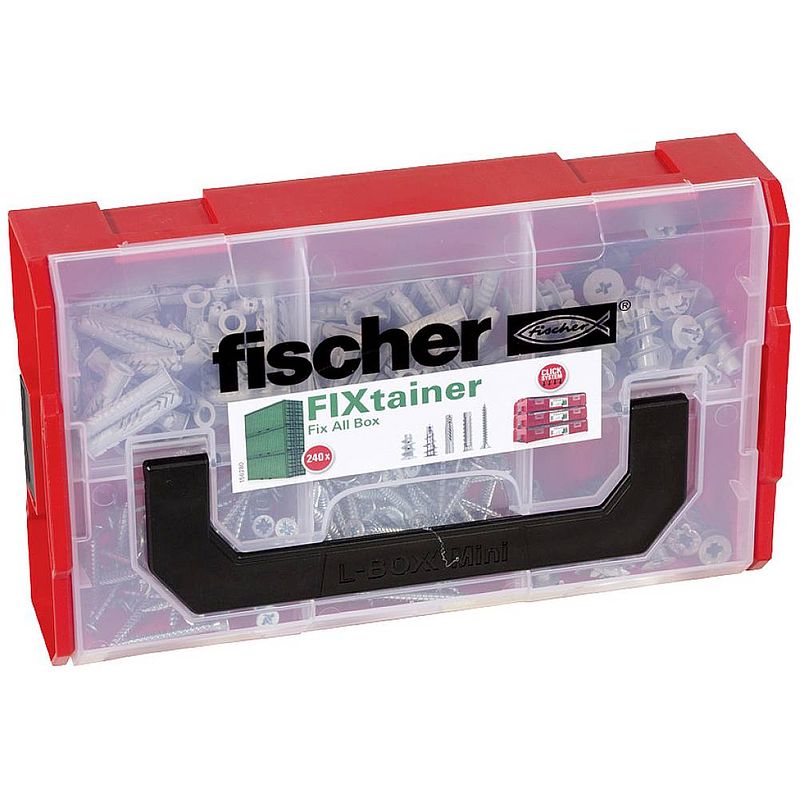 Foto van Fischer fixtainer - ux, sx, gk plugassortiment 534092 240 stuk(s)