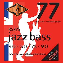 Foto van Rotosound 77s jazz bass 77 set basgitaarsnaren 40 - 90 short