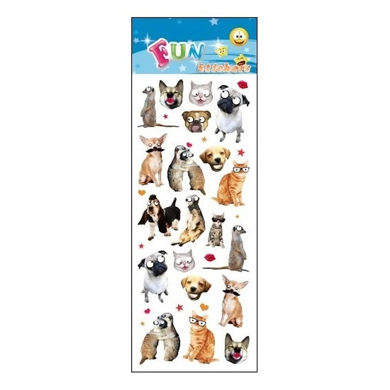 Foto van Stickervel dieren funny - stickers