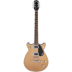 Foto van Gretsch g5222 electromatic double jet bt aged natural elektrische gitaar