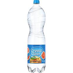 Foto van 2e halve prijs | crystal clear sparkling grapefruit fles 1,5l aanbieding bij jumbo