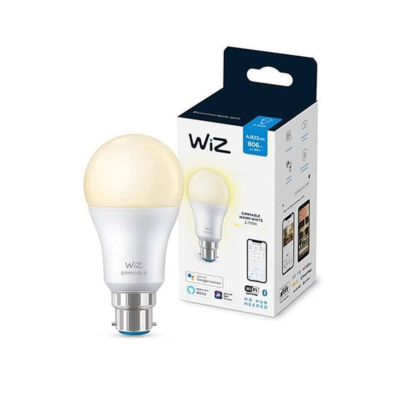 Foto van Wiz connected bulb variabele intensiteit b22 60w