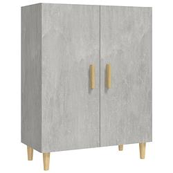 Foto van Vidaxl dressoir 70x34x90 cm bewerkt hout betongrijs