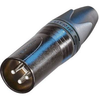 Foto van Neutrik nc3mxx-bag xlr-connector stekker, recht aantal polen: 3 zwart 1 stuk(s)