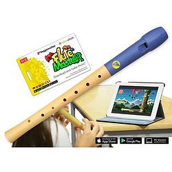 Foto van Voggenreiter 1142 flute master app met hout-kunststof blokfluit duitse boring