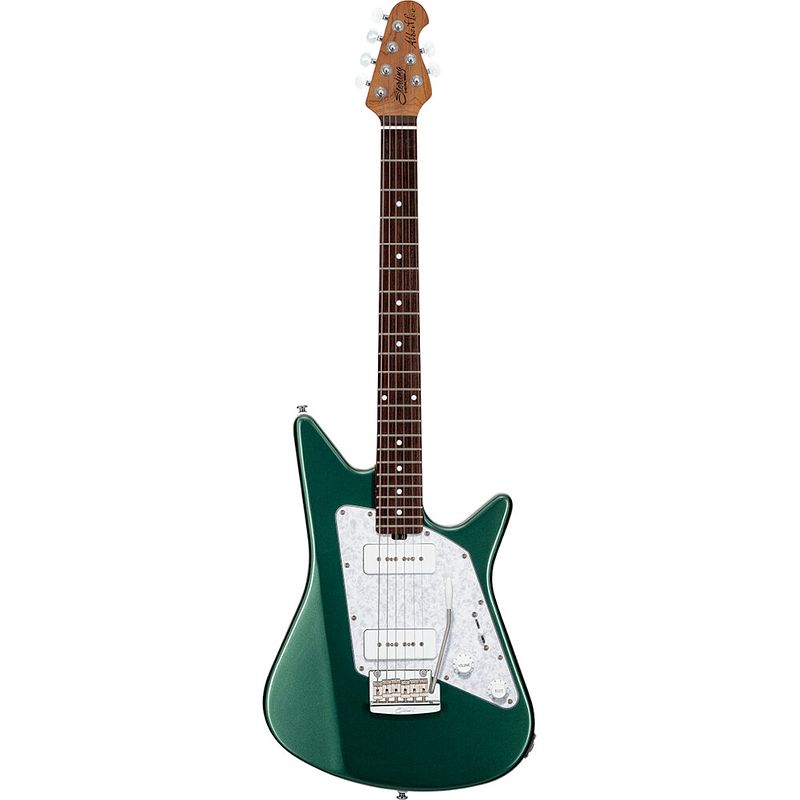 Foto van Sterling by music man albert lee al40p sherwood green elektrische gitaar