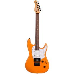 Foto van Godin session r-ht pro retro orange elektrische gitaar met gigbag