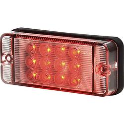 Foto van Secorüt mistlamp open kabeleinden mistachterlicht achter 12 v, 24 v rood helder glas