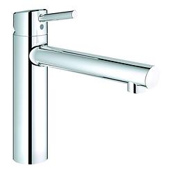 Foto van Grohe 31128001 concetto medium chr. - keukenkranen