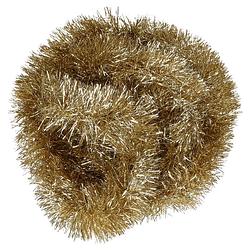 Foto van Decoris kerstslinger - goud - 270 x 10 cm 10 cm - glans - folie - kerstslingers