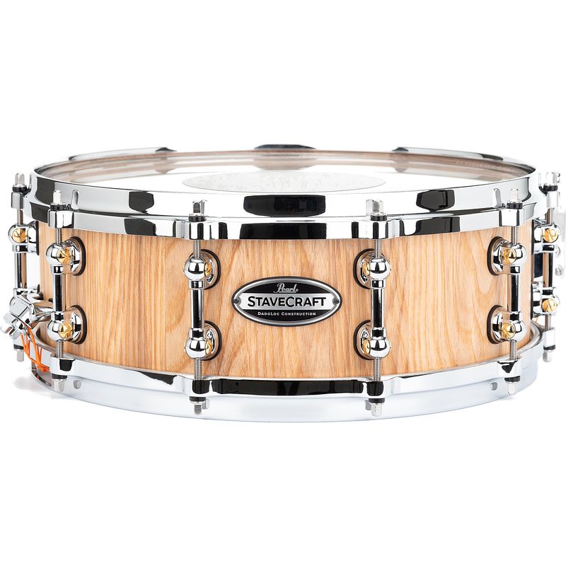 Foto van Pearl scd1450aw/186 stavecraft ashwood-edition 14 x 5 inch snaredrum