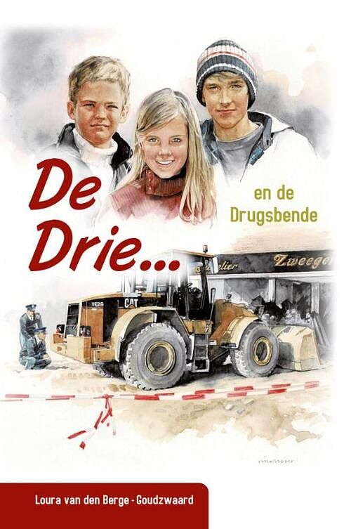 Foto van De drie... en de drugsbende - l. van den berge-goudzwaard - hardcover (9789076466378)