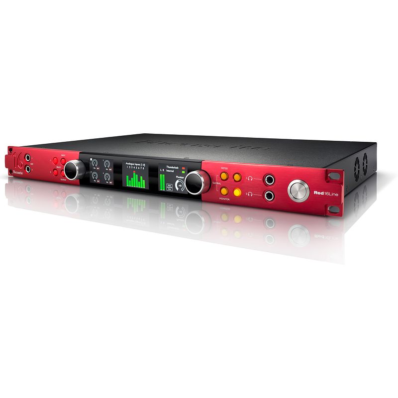 Foto van Focusrite pro red 16line thunderbolt 3 audio-interface