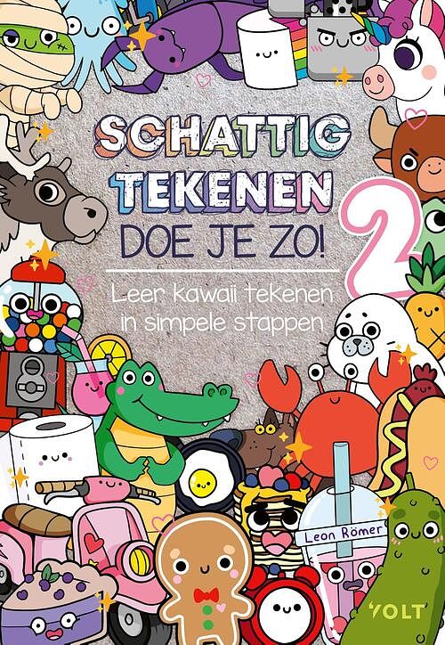 Foto van Schattig tekenen doe je zo! deel 2 - leon römer - paperback (9789021482590)