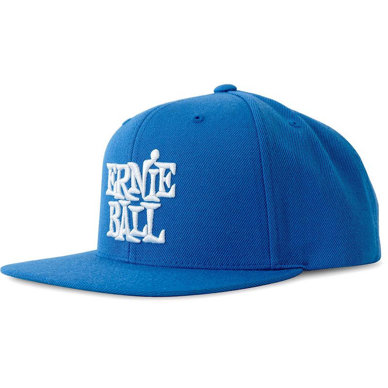 Foto van Ernie ball 4156 logo hat blue pet met geborduurd logo blauw