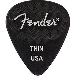 Foto van Fender wavelength picks 351 thin black plectrumset (6 stuks)