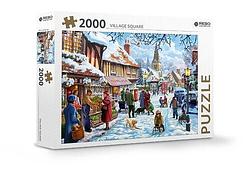 Foto van Rebo legpuzzel 2000 stukjes - village square - overig (8720387822126)