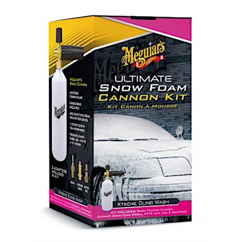 Foto van Meguiar's schoonmaakset ultimate snow foam cannon kit 7-delig