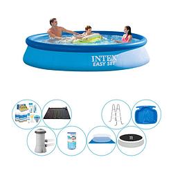 Foto van Deluxe zwembad set - intex easy set rond 366x76 cm