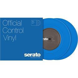 Foto van Serato scv-ps-blu-7 standard colors 7" tijdcode vinyl blauw (set van 2)