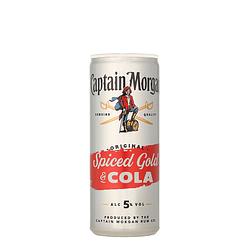 Foto van Captain morgan spiced & cola 12 x 25cl premix cocktails