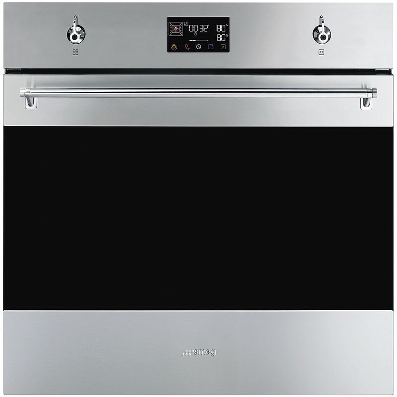 Foto van Smeg sop6302s2px inbouw combi stoomoven zilver