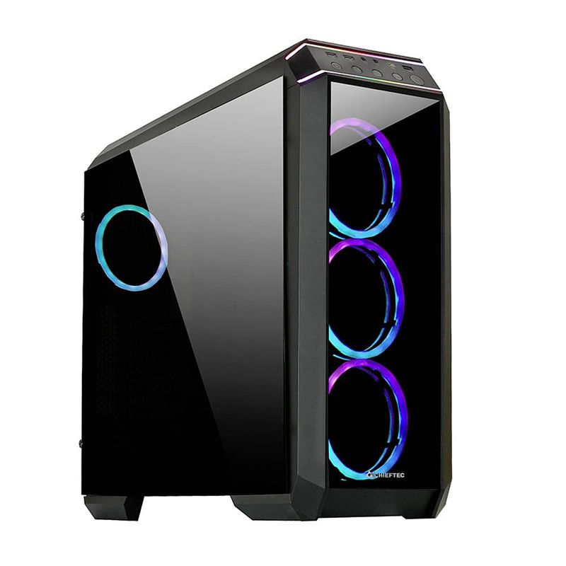 Foto van Chieftec stallion ii midi-tower pc-behuizing zwart