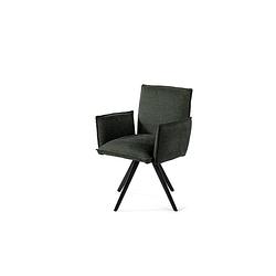 Foto van Set van 2 eetkamerstoelen xava stof eden groen