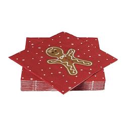 Foto van Servetten gingerbread - set van 20 - 33x33 cm