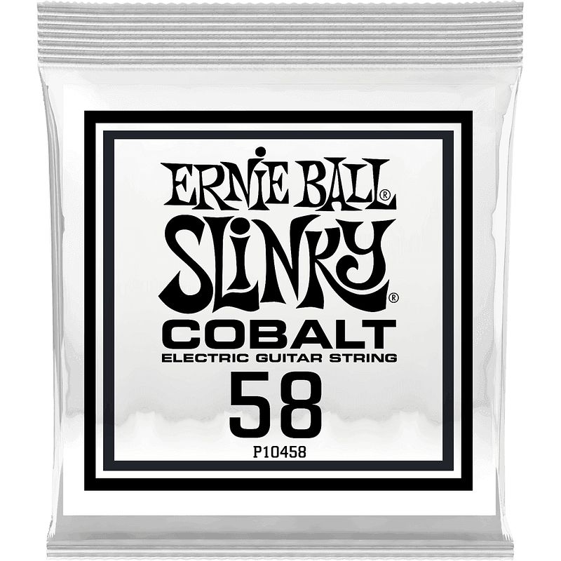 Foto van Ernie ball 10458 .058 slinky cobalt wound losse snaar voor elektrische gitaar