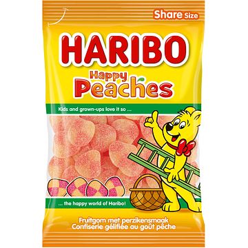 Foto van Haribo happy peaches 250g bij jumbo